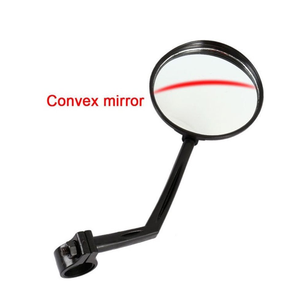 Flexible Bike Handlebar Bicycle Mirrors Rear View Convex Bicycle Rearview