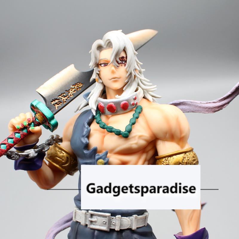 16CM Anime Demon Slayer Uzui Tengen PVC Action Figure Model Toy Doll Kid Gifts