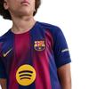 Nike Striped Logo Round Neck Short Sleeve T-Shirt Kids tops Deep-Navy HJ5287-456