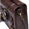 Womens Steampunk Leather Shoulder Bag Crossbody Rock Goth