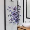 Watercolour Flowers Butterfly Bathroom Bathroom Home Wall Background Beautification Decoration Wall Stickers