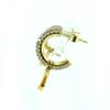 Great LOUIS VUITTON Pierce Pierce Hoops - LV Iconic Gold Metal Women M01732 Used