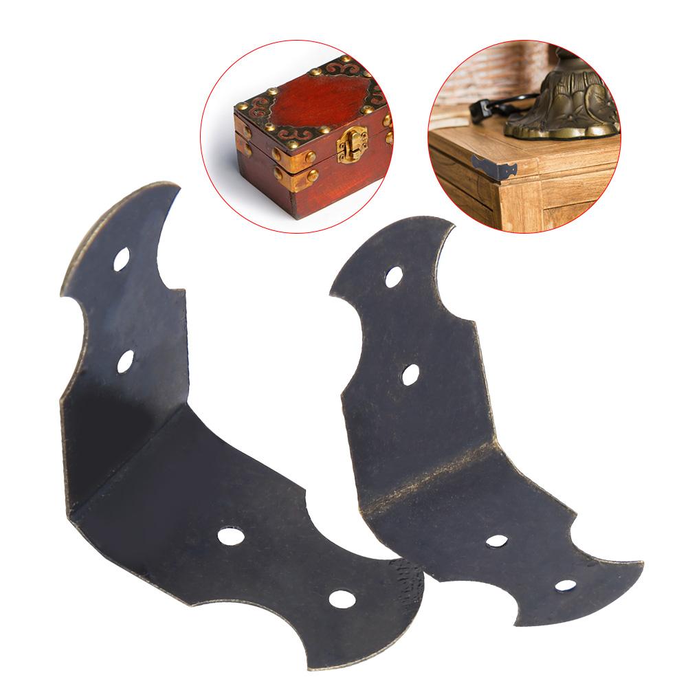 50PCS Wooden Case Corner  or Jewelry Box   Cover Guard Bronze   Corner
