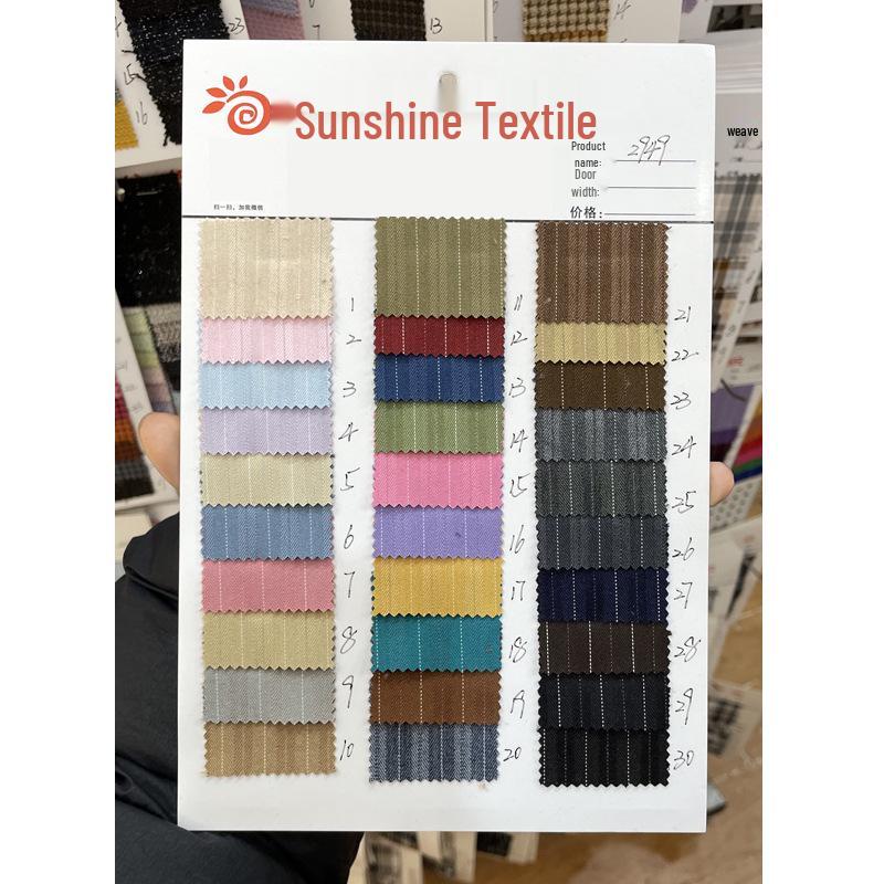 

Полосатый комплект рабочей одежды из твила TR - Юбка и Брюки Above 500 meters