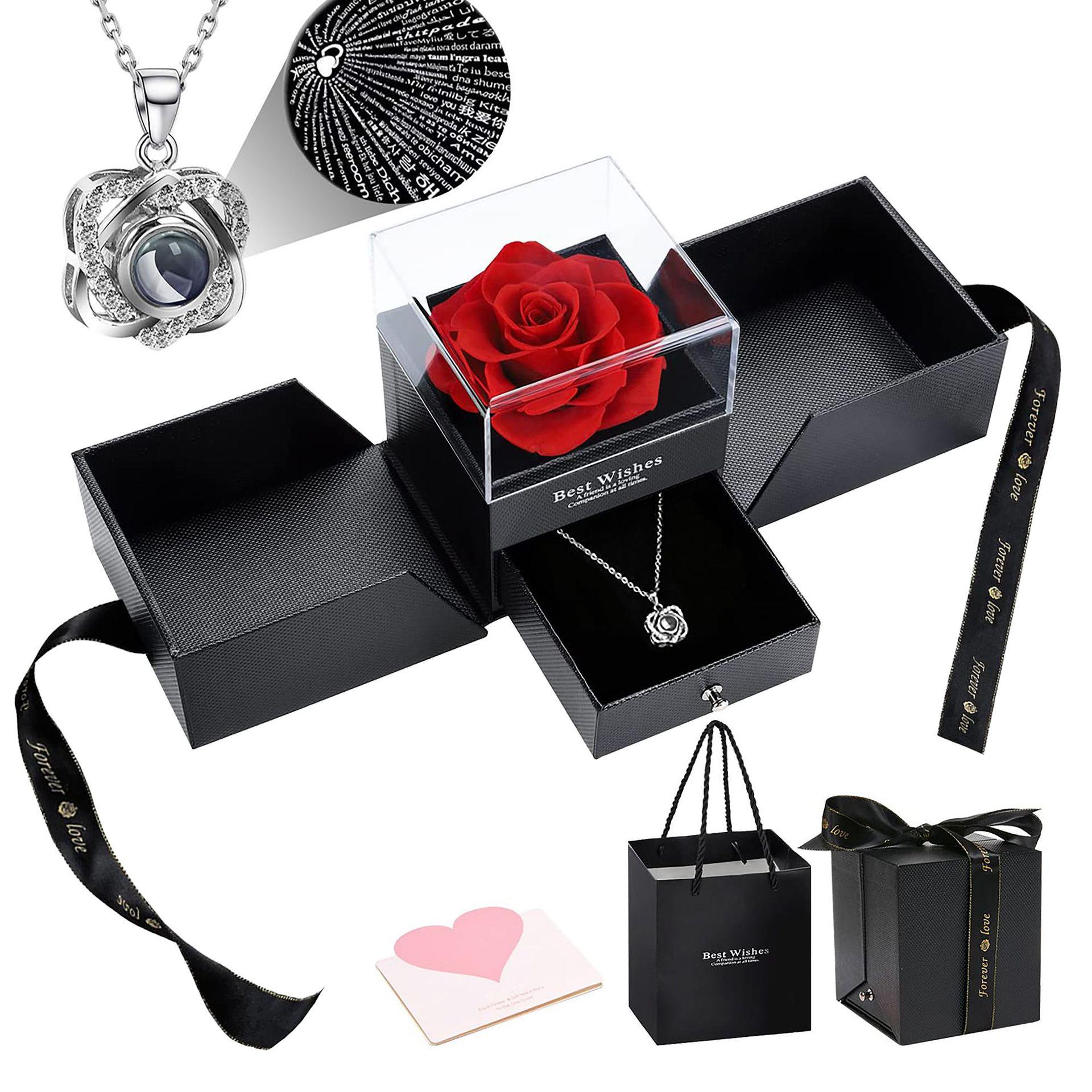 Ожерелье с проекцией «100 языков» в форме сердца, с микропаве из цирконов, для Дня святого Валентина