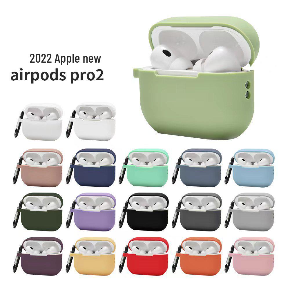 

2022 Apple AirPods Pro 2 Silicone Case with Fashion Lanyard Airpods Pro 2