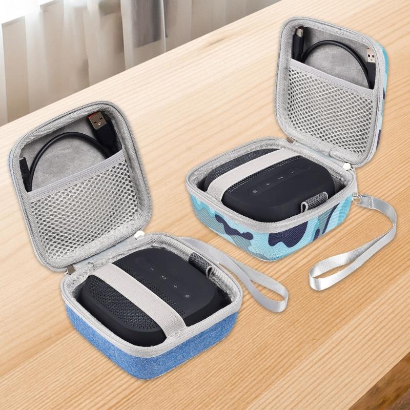 Speaker Carrying Bag With Zippers Weatherproof Cover Secure Storage Solution for 2nd Hiking Camping Commuting