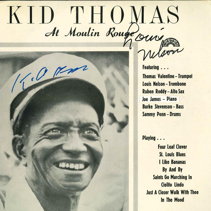 

LP Record KID THOMAS Kid Thomas At Moulin Rouge CLP14 CENTER 1972 US Jazz Used