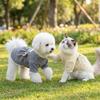 Autumn and winter home bottoming shirt two feet medium and small dog lace dog clothes cat clothes skirt tractable