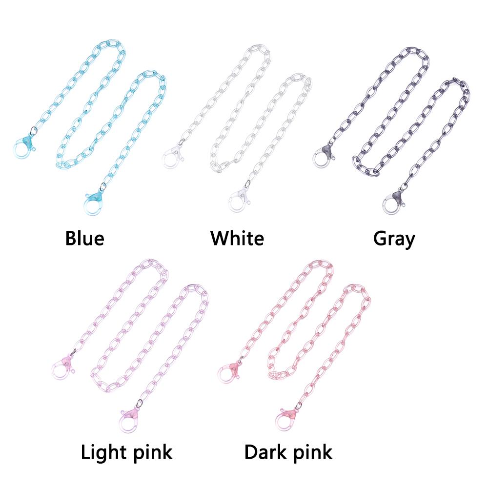 Sunglasses Mask Chain Candy Colors Glasses Lanyard Glasses Chain Necklace Acrylic Neck Rope