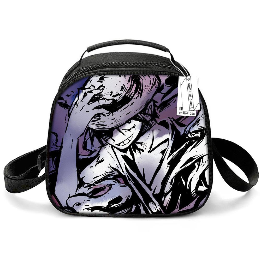 Animation Lunch Box Thermal Insulation Bag Lunch Bag Student Thickened Aluminum Foil Nautical King Storage Thermal Insulation Meal Bag Ice Bag