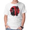 Unisex Crew Neck T-Shirt Mugen And Jin Sumi-e Graphic Short Sleeve Casual Tee