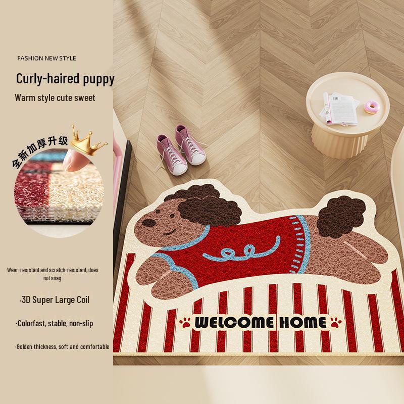 Cute Pet Animal Door Mat - Non-slip, Dirt-Resistant, Easy-Clean Foot Mat