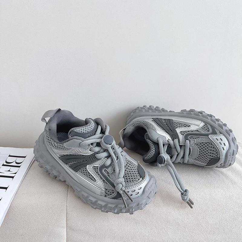 2025 Neue Mode Große Kinder Klobige Sneaker mit Plüsch Warme Winter Sportschuhe Kinder Mädchen Jungen Rutschfeste Lauf-Sneaker