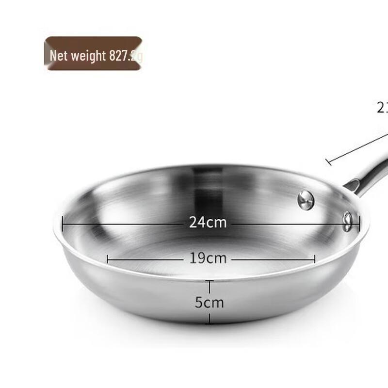 Lilang Multilayer Stainless Steel Frying Pan