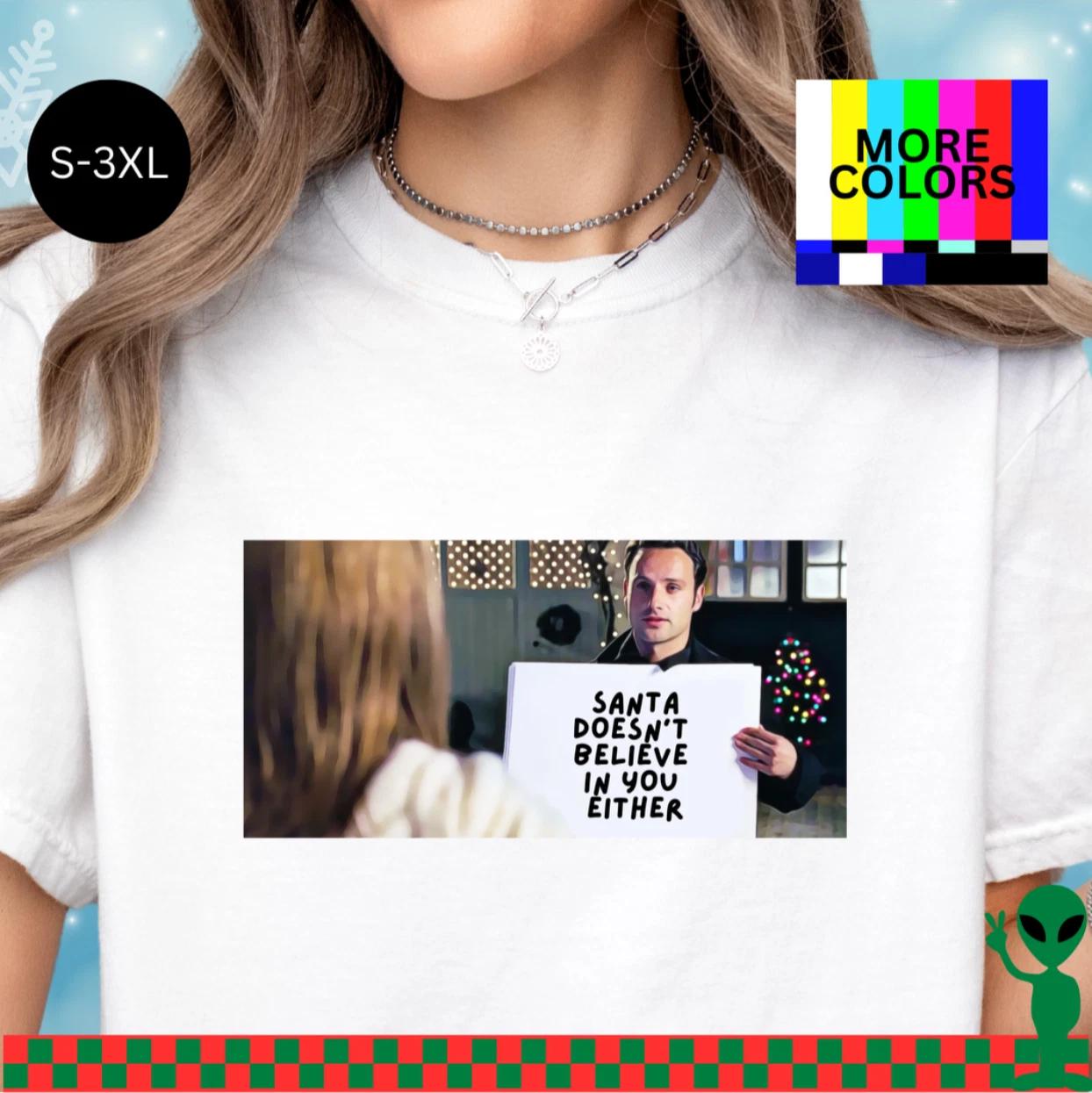 Love Actually Funny Christmas Shirt S-3XL Unisex Short-Sleeve 2XL
