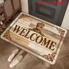 1pc Marvel 2D Flat Printing Groot Welcome Outdoor Rugs, Living Room Bedroom Carpet, Kitchen Corridor Bathroom Washing Machine