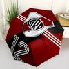 Club Atlético River Plate Print Automatic Umbrella, 8 Rib Iron Frame, Plastic Handle, Suitable for Outdoor Travel &Daily , Ideal Gift