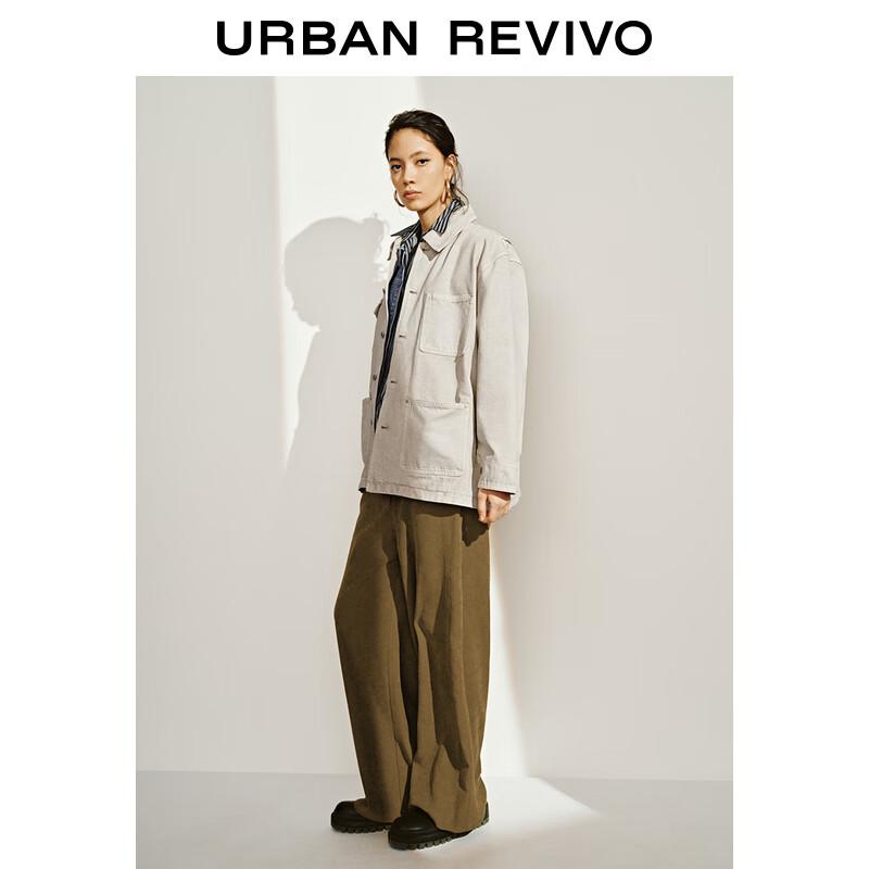 UR Women's Casual Multi-Pocket Denim Jacket