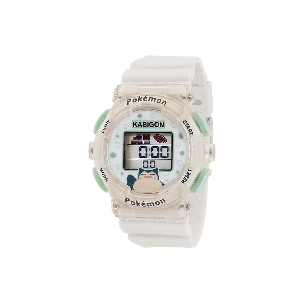 Sun Flame J-AXIS Digital Watch Pikachu Gray EL Backlight Calendar Stopwatch Alarm Unisex Kids