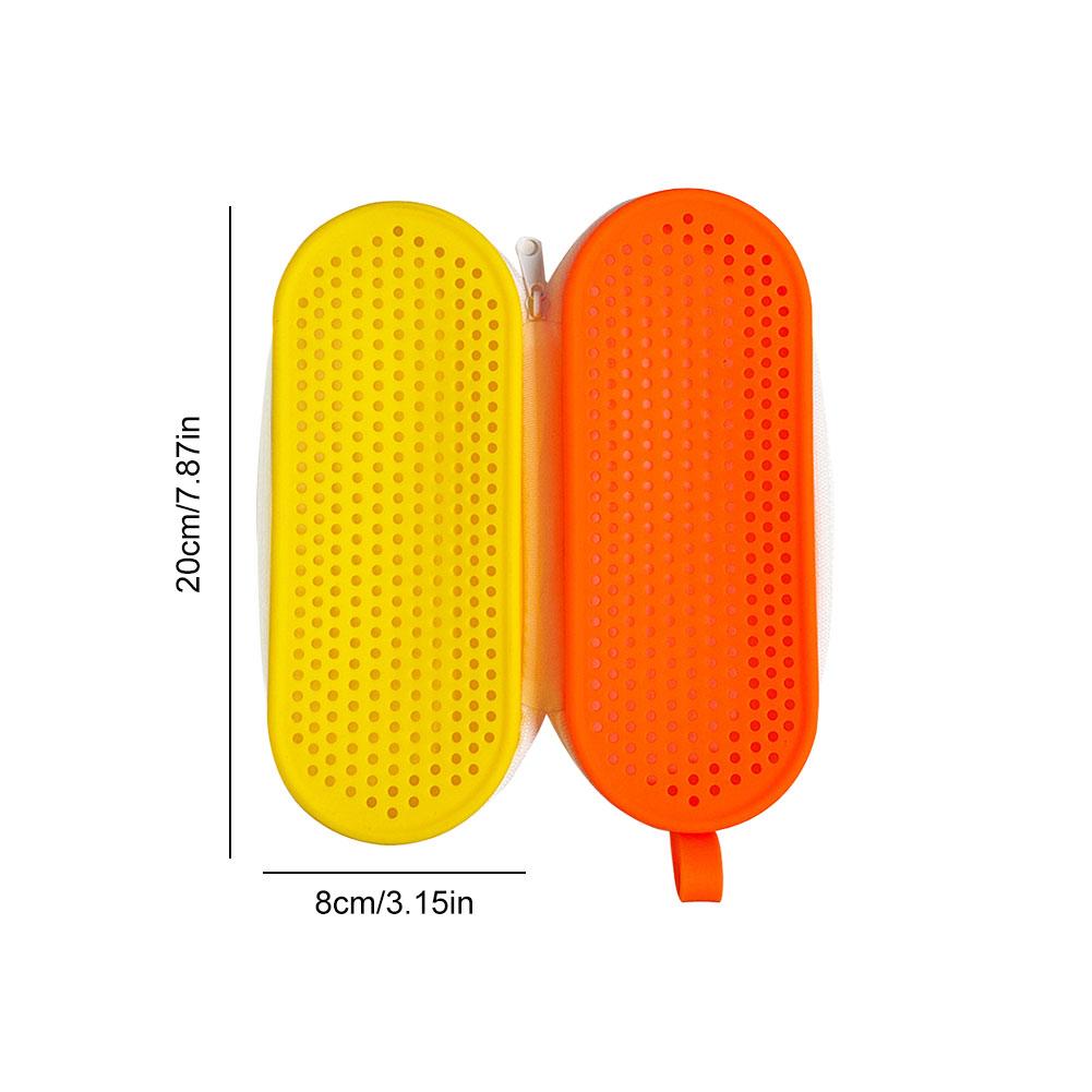 Swimming Goggles Storage Box With Drain Hole Breathable EVA Glasses Box Holder Zipper Eyeglasses Case Bag Swimming Accessories