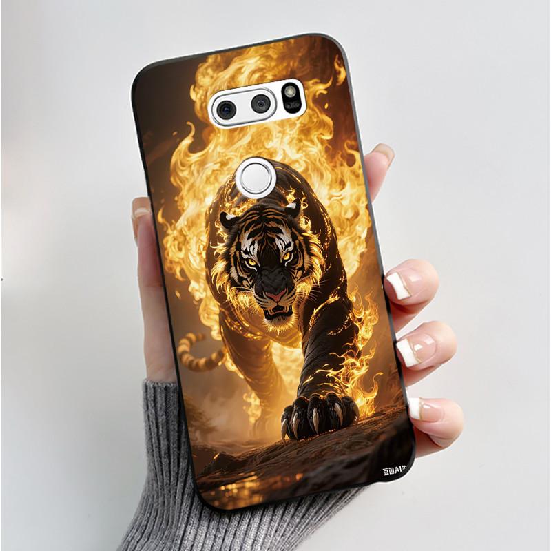 Casing For LG V30 V30+ V30S V30S+ V35 V35+ ThinQ Slim Soft Black Silicon Case Aesthetic Luxury Cute Cool Boys Girls Back Cover