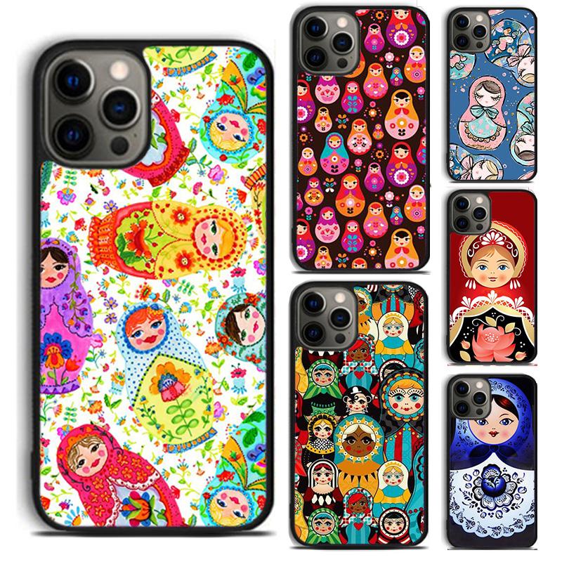 Babushka Matryoshka Red Russian Doll Phone Case Cover For iPhone 17 Air 16 15 14 Plus Apple 11 12 13 Pro Max Coque