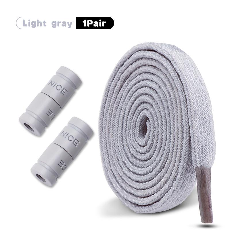 1 Paar Elastische Schoenveters zonder Strikken Capsule Gesp Schoenveters Sneakers Platte Schoenen veters zonder knopen Kinderen Volwassenen Schoenaccessoires
