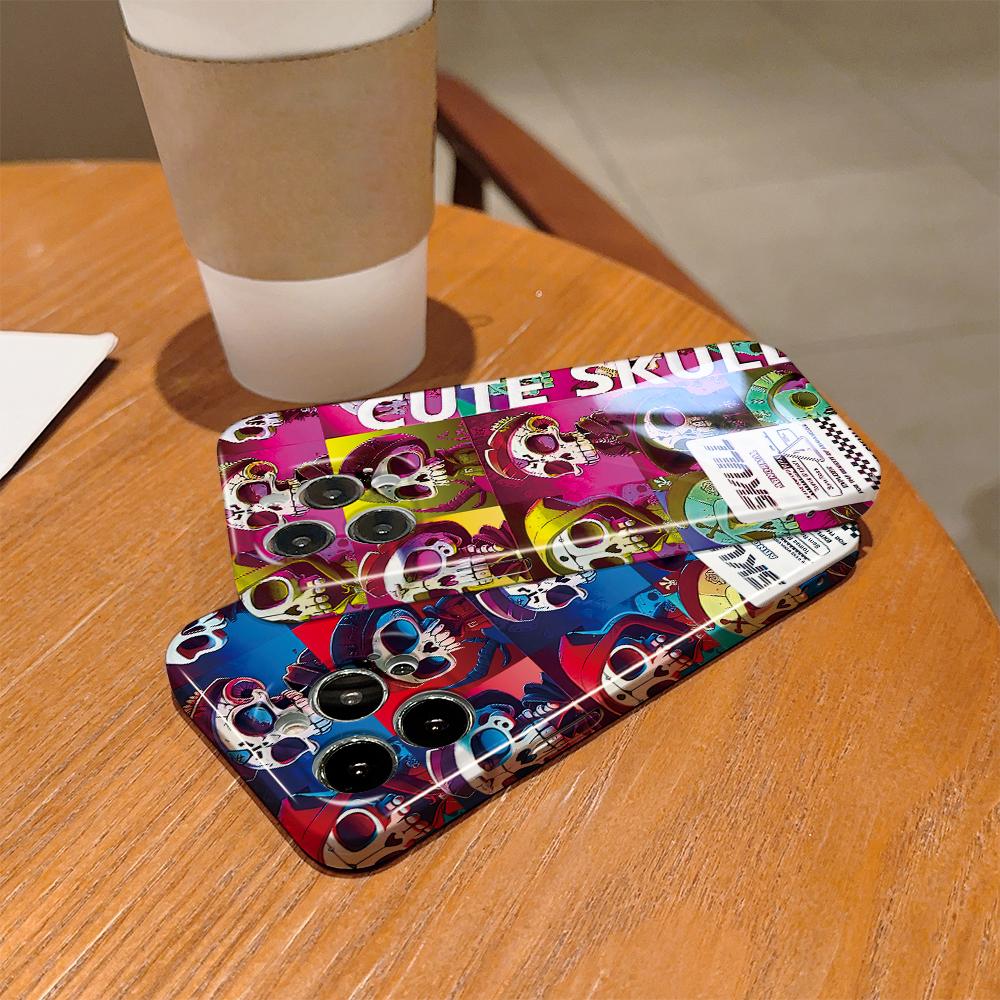 All-inclusive Film Phone Case Cartoon Fashion Design Hard Shell Full Cover Camera Shockproof Protection Case for OPPO Realme OnePlus Infinix Tecno