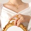 Summer Style Star Diamond Choker Necklace: Couple's Qixi Gift, Titanium Steel Collarbone Chain