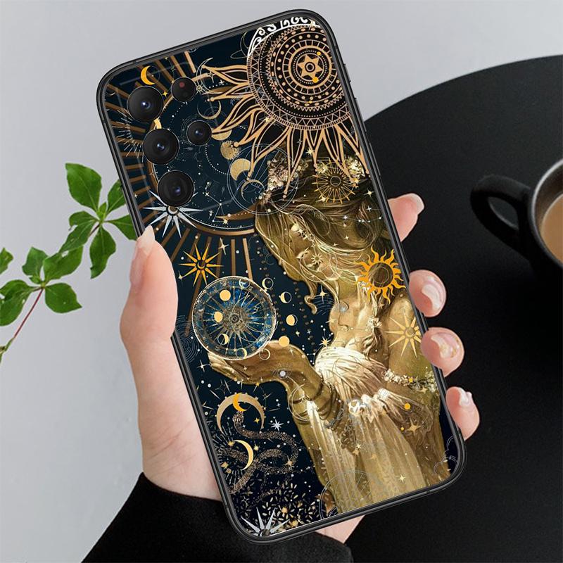 

Эстетичный чехол для телефона Луна и Солнце Для Samsung Galaxy S25 S24 S23 S22 S21 Ultra S24 S23 S22 S21 S25 Plus S24 S20 FE S24 FE