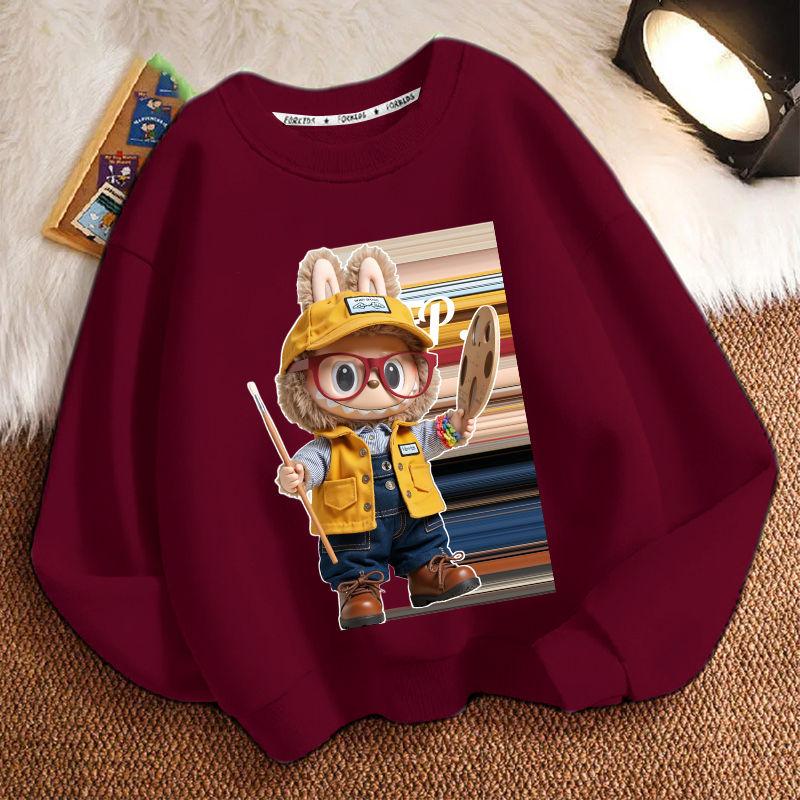 Loose Hoodies for Children, Fashionable Long-sleeved Hoodies for Boys and Girls in Spring and Autumn