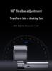Portable USB Foldable Handheld Fan with Digital Display and Semiconductor Refrigeration Technology.