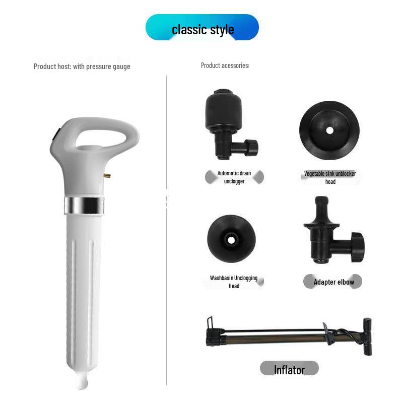 Jing Tong Electric High-Pressure Handheld Toilet Unclogger