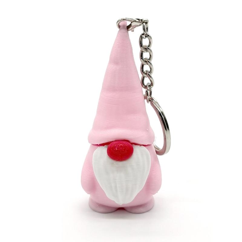 Zwerg Schlüsselanhänger PLA-Materialien Vielseitige Feiertagsdekoration Weihnachtsbaumzubehör Zwergfigur Schmuck