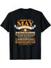 Born In May Gemini Zodiac T-Shirt - Funny Astrology Birthday Gift for Women