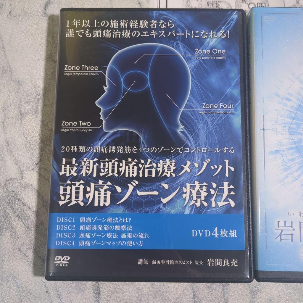 [USED] Iwama-style Active Guidance Main DVD + Bonus DVD.URL + Headache Zone Therapy DVD