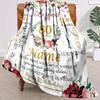 80Th Birthday Customize Your Name Blanket Warm Comfortable And Soft Blankets Are Suitable For Home Lunch Break Blanket Office Sofa Sofa Gift To