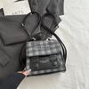 High value temperament simple backpack spring new fashion student commuting crossbody portable small square bag
