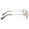 Full Rim Oval Red Gold Smartbuy Collection Filom Mtr 93 Fashion Unisex Eyeglasses