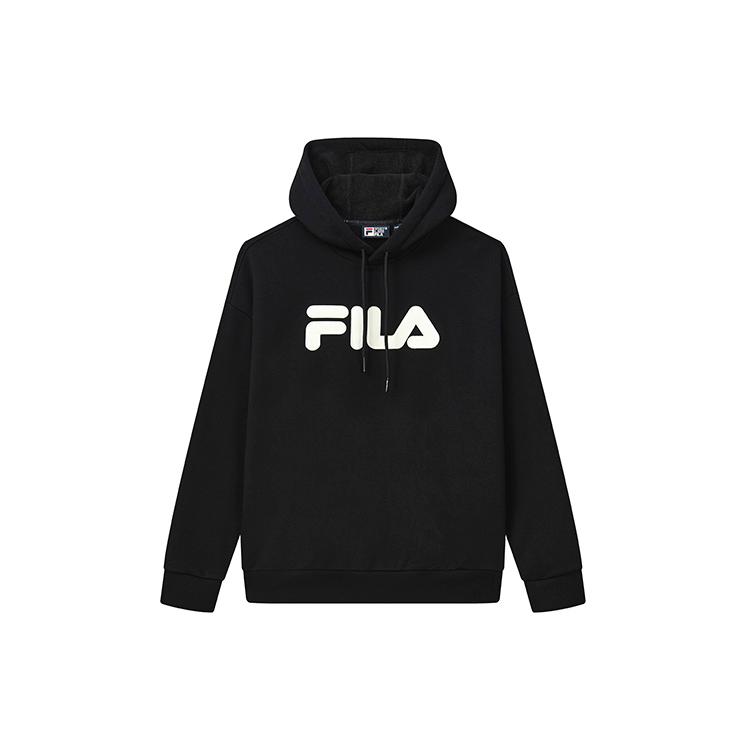 New FILA Sweatshirt Unisex Jet Black F51U248298F-BK