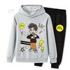 Merch A4 Winter Kinder Sportbekleidung Set Hoodies Jogginghosen Mädchen Junge Kapuzenpullover Kinder Outfit Pullover Hosen Anzug