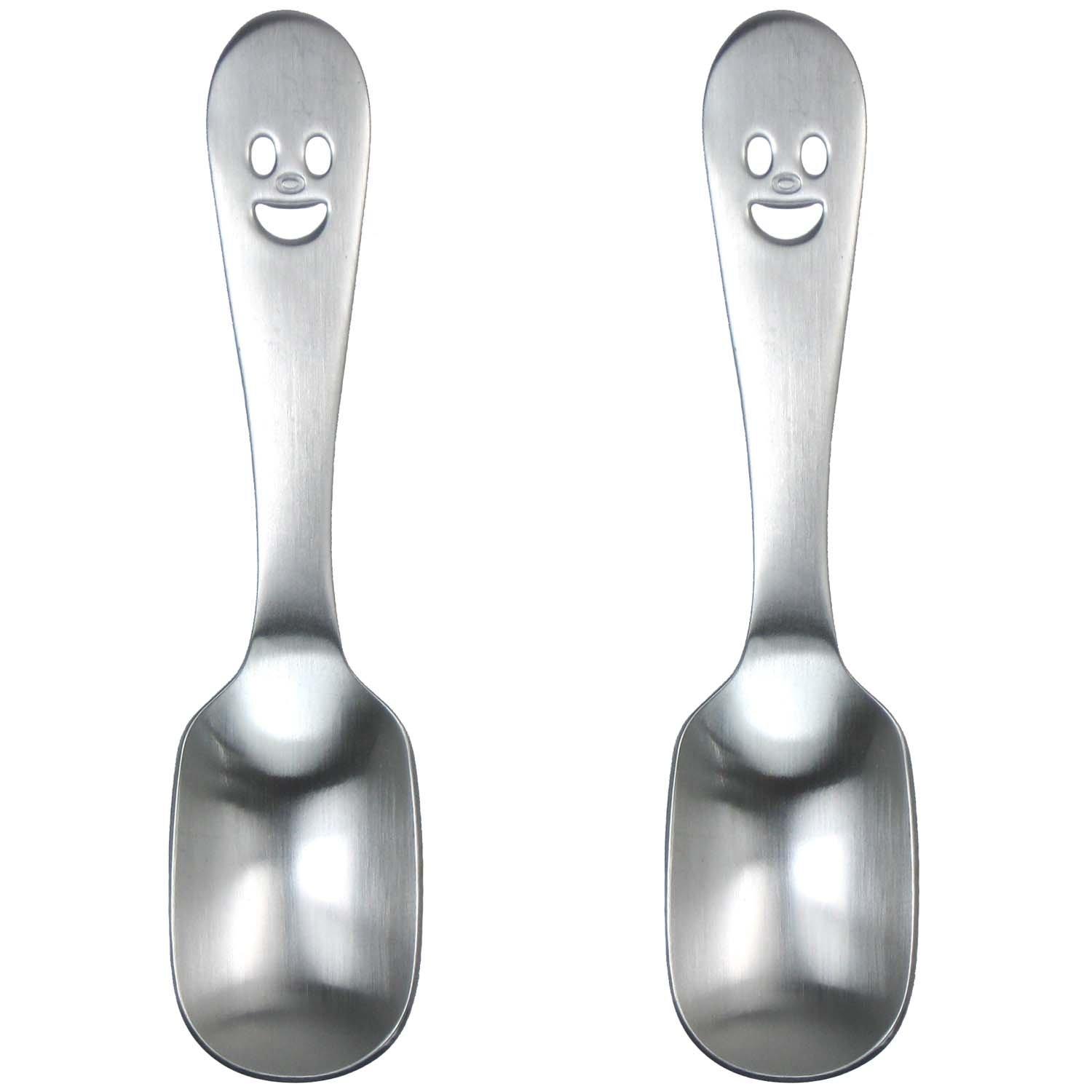Nagao Nico Petit Ice Cream Spoons Stainless Steel Made in Japan Tsubame-Sanjo (2 pieces) 18-8