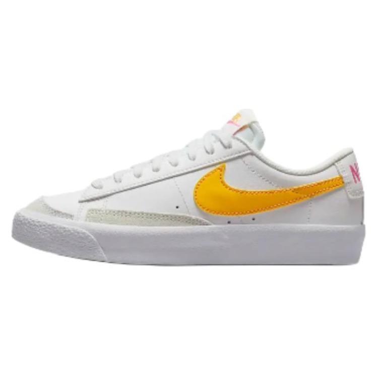 New Nike Blazer Low '77 'Summit White University Gold' GS DA4074-123