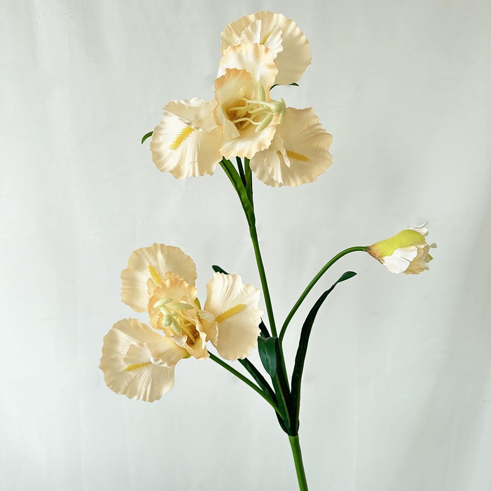 Artificial Iris Flower Wedding Hotel Restaurant Desktop Decoration Ornament Room