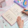Unicorn Cartoon Lock Plush Notebook - Cute Diary for Students, Girls' Gift