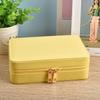 Dustproof Portable Jewelry Organizer Large Capacity Jewelry Storage Case Jewelry Display Box  Watch