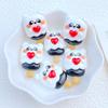 10Pcs New Cute Resin Cartoon Cat Bear Rabbit Pig Lollipop Flat Back Parts Embellishments For Hair Bows