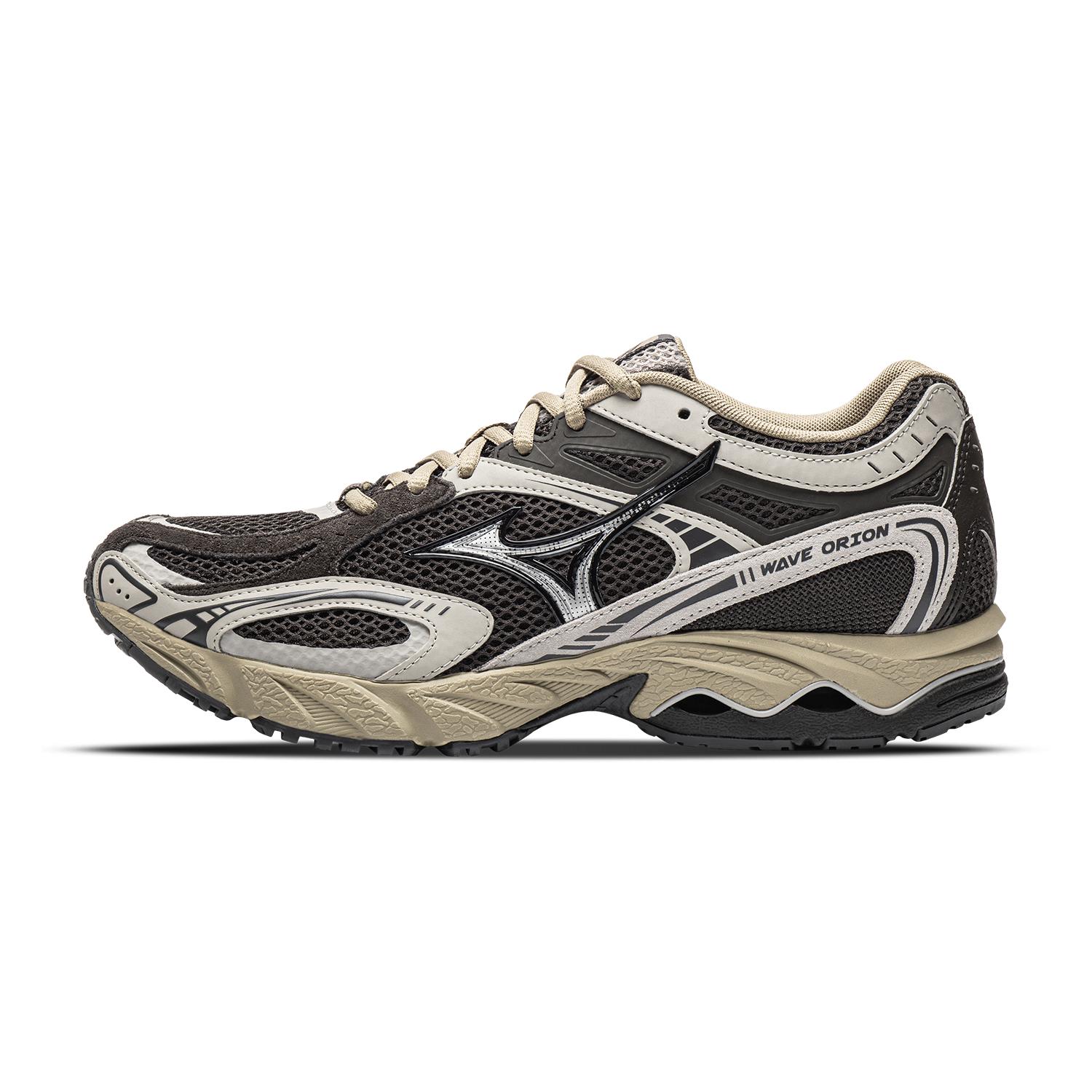 Chaussures de course Mizuno Wave Orion Unisexes Basses Charbon Foncé 43