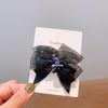 Handmade Halloween Hair Clips for Kids: Pumpkin, Ghost, Black Bat Bow, Party Accessories